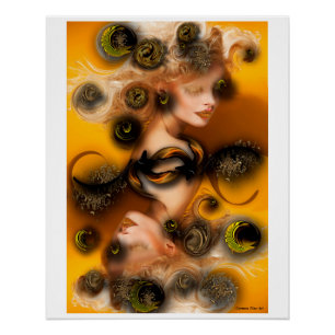 "Venus with Creation". Glossy Poster