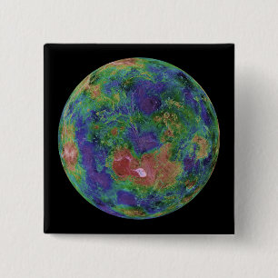 Venus, zentriert auf dem Nordpol Button