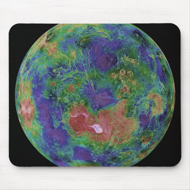 Venus, zentriert auf dem Nordpol Mousepad (Vorne)