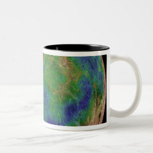 Venus zentrierte auf dem Südpol Zweifarbige Tasse