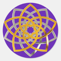 Venusblume Duo Gold Silver | violett