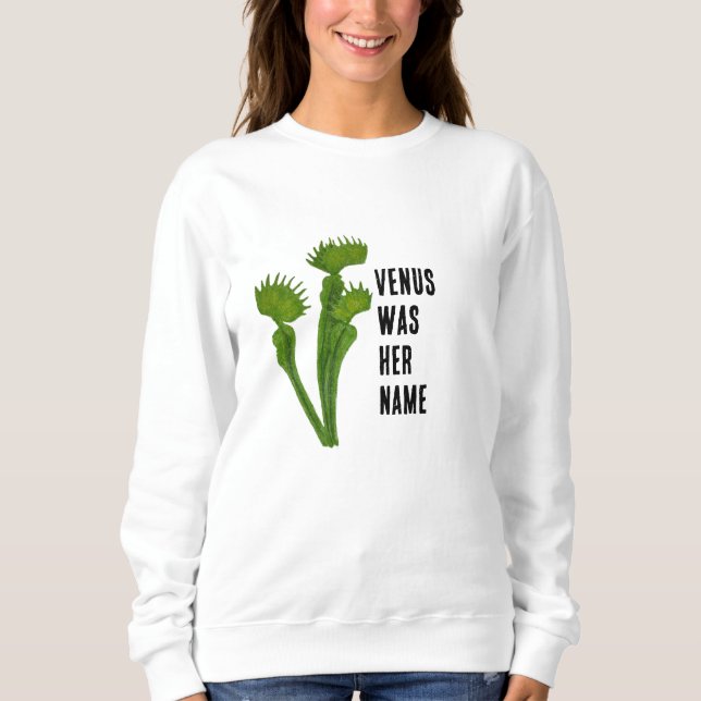 Venusfliegenfalle Feminismus Sweatshirt (Vorderseite)