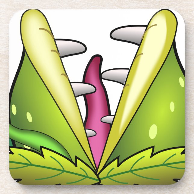 Venusfliegenmonster Untersetzer (Vorderseite)