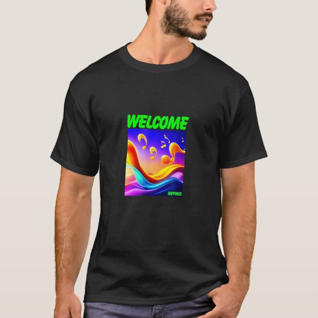 Venustas Art Willkommensstimmung T-Shirt (Vorderseite)