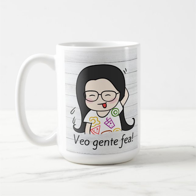 veo gente fea kaffeetasse (Links)