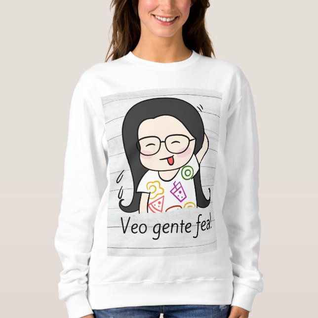 veo gente fea sweatshirt (Vorderseite)