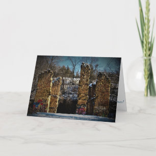 "Ver-Mill-Ruinen" Weihnachtskarte Karte
