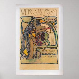 Ver Sacrum von Koloman Moser Vintage Wien Poster