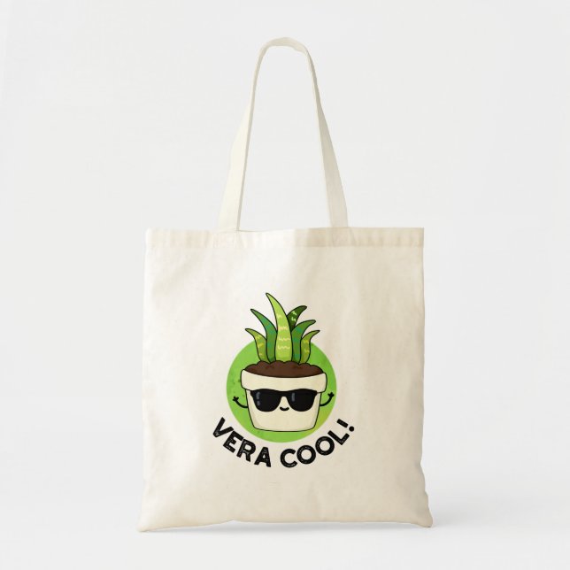 Vera Cool Funny Aloe Vera Pun Tragetasche (Vorne)