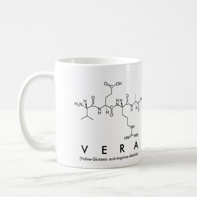 Vera peptide nom mug (Gauche)