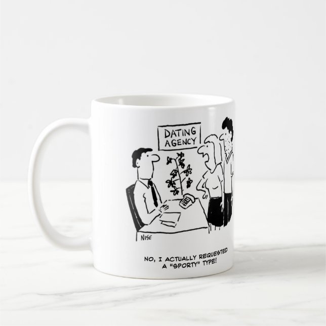 Verabred Agency - gefragt für eine sportliche Art Kaffeetasse (Links)