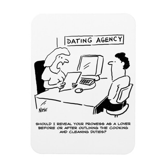 Verabred Agentur - Macht als Geliebter. Funny Magnet (Vertikal)