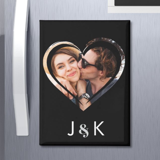 Verabred Couple Girlfriend FotoCollage Magnet (Dating Couple Girlfriend Boyfriend Photo Collage Magnet)