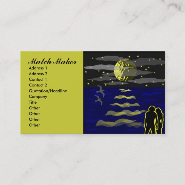 Verabredete Service-Geschäfts-Karten Visitenkarte (Vorderseite)