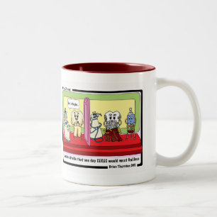 Verabredete Spiel-Tasse Zweifarbige Tasse