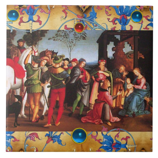 VERABSCHIEDEUNG DER WICHTIGSTEN FLORALPARCHMENT VO FLIESE (Vorderseite)