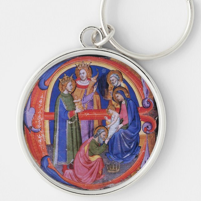 VERABSCHIEDEUNG DES NATIVITÄTSPARCHMENTS VON MAGI  SCHLÜSSELANHÄNGER (Vorne)