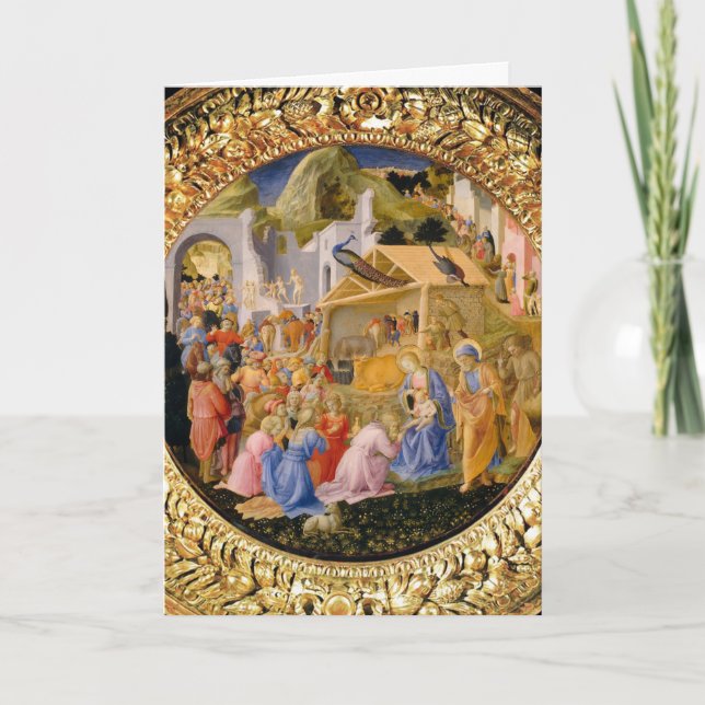 VERABSCHIEDUNG VON MAGI Fra Angelico, Weihnachten (Vorderseite)