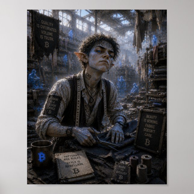 Verachtung / Schneider / Stofflager Poster (Vorne)