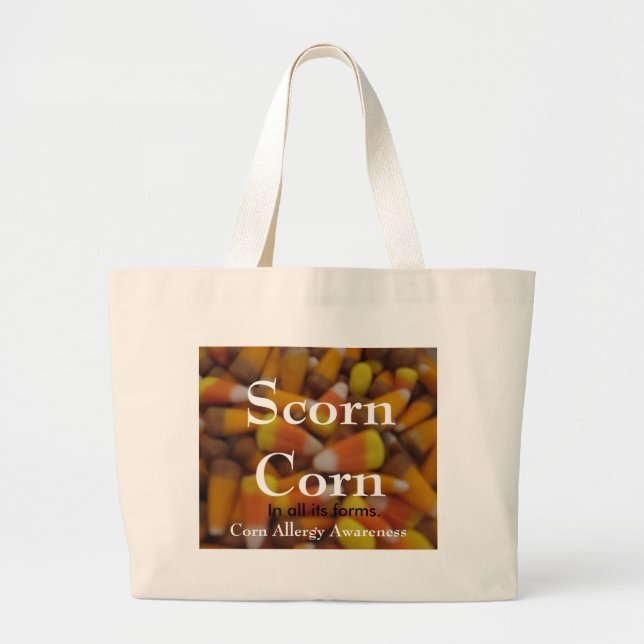 Verachtungs-Mais-Tasche Jumbo Stoffbeutel (Vorne)