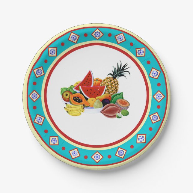 Veracruz Pappteller (Vorderseite)