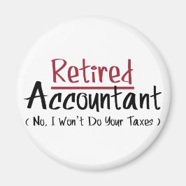 Veralteter Buchhalter, nein, ich werde Ihre Steuer Magnet