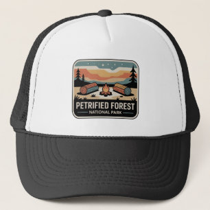 Veraltetes Abzeichen des Petrified Forest National Truckerkappe