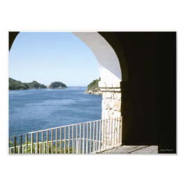 Veranda View Mexico Acapulco Bay Blue Ocean Fotodruck