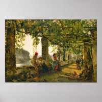 Verandah mit verdrehten Reben, 1828