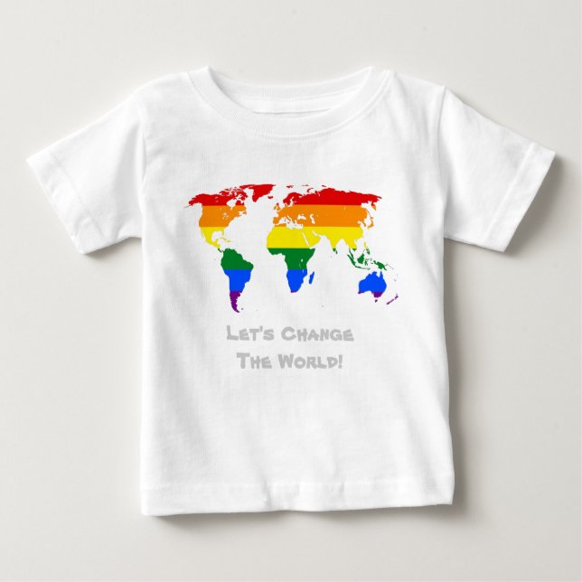 Verändern Sie den T - Shirt des Gay Pride (Vorderseite)
