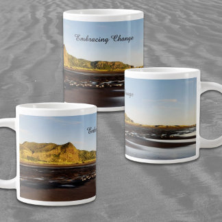 Veränderung annehmen West Auckland Sonnenuntergang Jumbo-Tasse