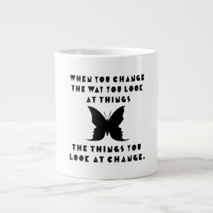 Veränderung der Perspektive des inspirierenden Sp Jumbo-Tasse