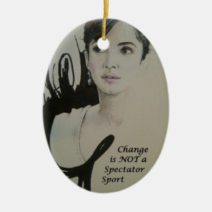 Veränderung ist kein Zuschauersport Kunst Druck Keramik Ornament