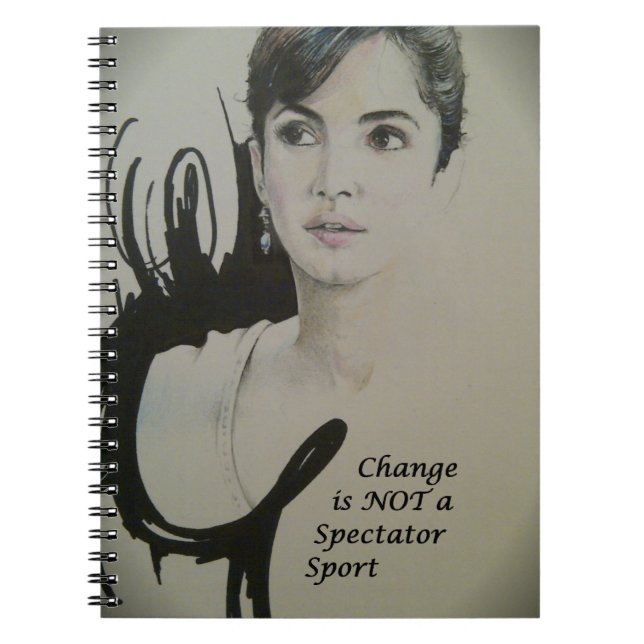 Veränderung ist nicht spektakulär Sport Art Print Notizblock (Vorderseite)