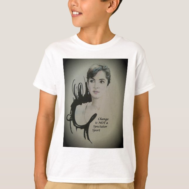Veränderung ist nicht spektakulär Sport Art Print T-Shirt (Vorderseite)