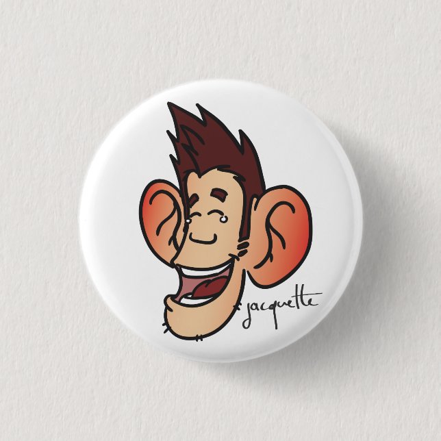 Veränderung lachendes jacquette button (Vorderseite)