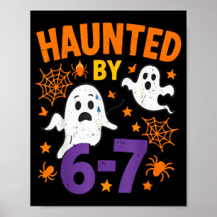 Verängstigter 67 Geist Mathelehrer Halloween-Kostü Poster