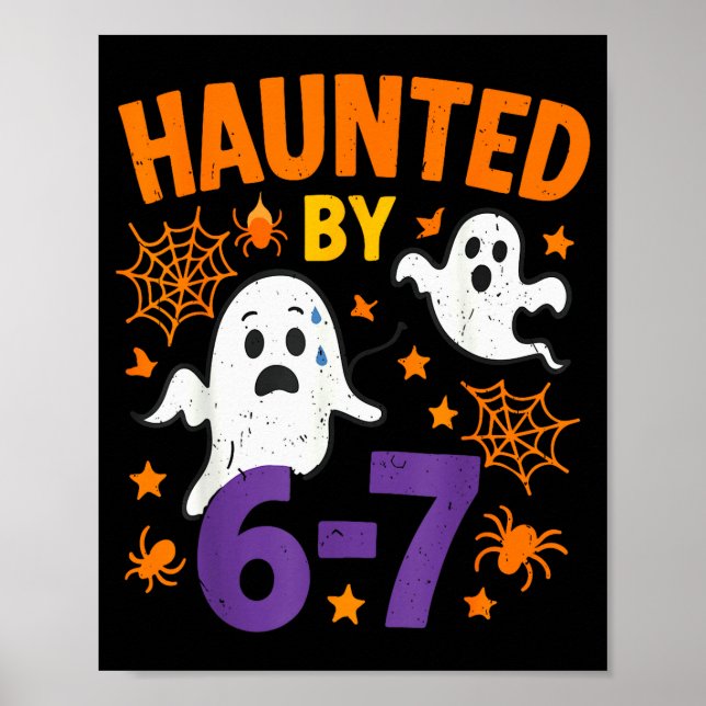 Verängstigter 67 Geist Mathelehrer Halloween-Kostü Poster (Vorne)