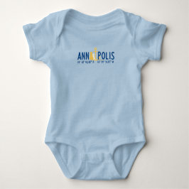 Verankert in Annapolis One-Piece Baby Bodysuit Strampler