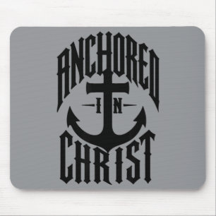 Verankert in Christus Jesus Christlicher Glaube Bi Mousepad