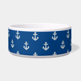 verankert in der Blue Dog Bowl der Ocean Navy Napf