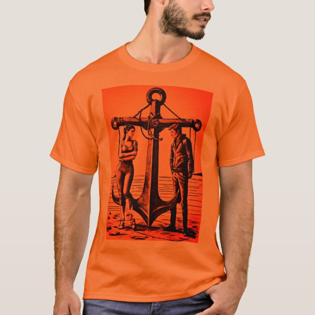 "verankerte Liebe: Realistisches Portrait eines Ro T-Shirt (Vorderseite)