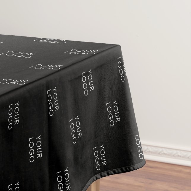 Veranstaltung "Black Custom Logo Business Company" Tischdecke (Beispiel)
