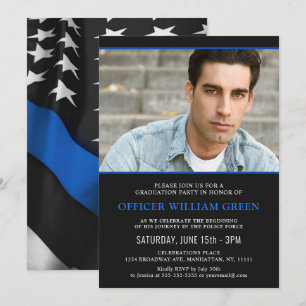 Veranstaltung der American Flag Police FOTO Gradua Einladung