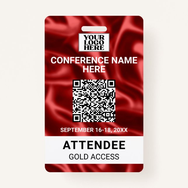 Veranstaltung der Red Satin Messe Ausweis (Vorderseite)