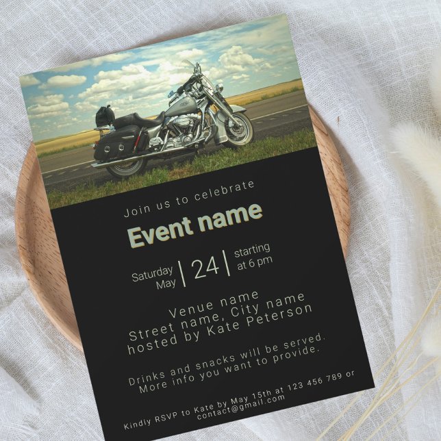 Veranstaltung zum Thema Motorrad Einladung (Von Creator hochgeladen)