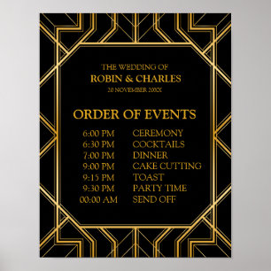 Veranstaltungskalender   Gatsby Art Deco Poster
