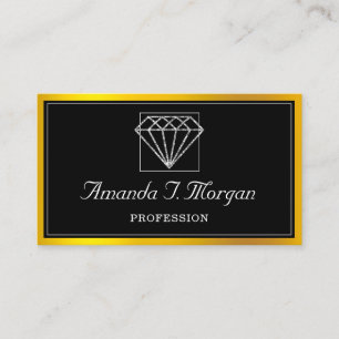 Veranstaltungsplaner Diamond Gold Frame VIP Visitenkarte