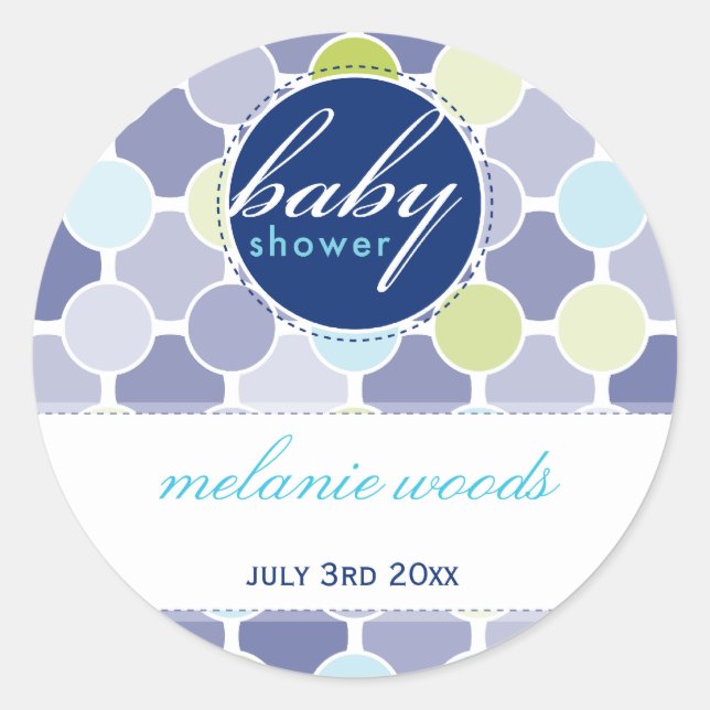 VERANSTALTUNGSSTÜCK :: Flaute Flecken 5 Runder Aufkleber (Vorderseite)