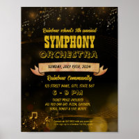 Veranstaltungsvorlage Symphony Orchestra Flyer